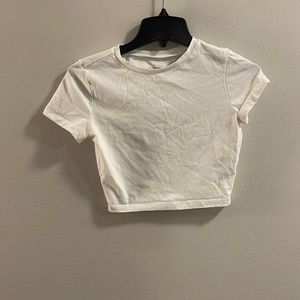 Wild Fable white crop top